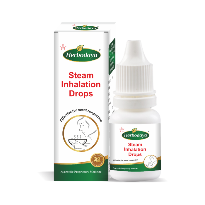 Steam Inhaler Capsule Steam Inhalation Drops (3 Packs - 10 ml Each)